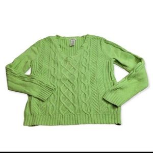 St Johns Bay  Vintage  Cable Sweater